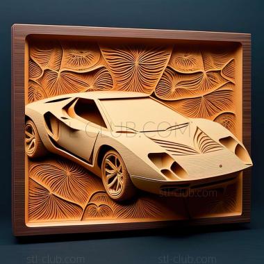 3D model Lamborghini Miura (STL)